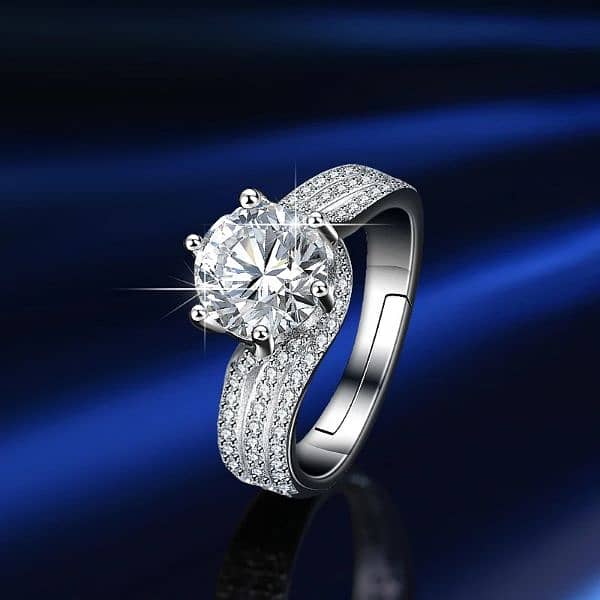 Dazzling Moissanite Diamond Ring for Women 2