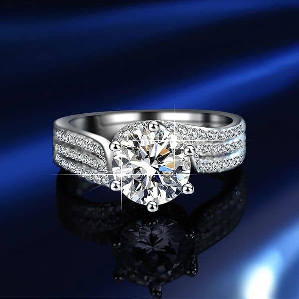 Dazzling Moissanite Diamond Ring for Women 3