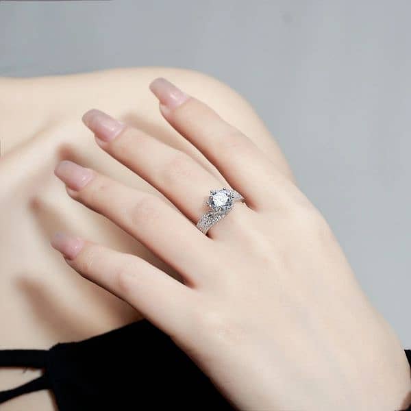 Dazzling Moissanite Diamond Ring for Women 4