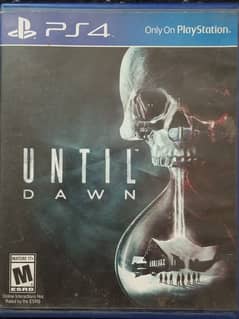 Until Dawn PS4 Game Disc 0