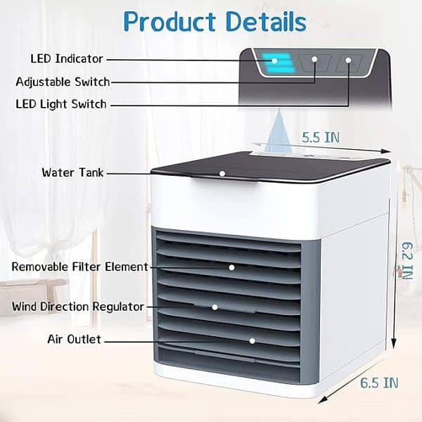 Arctic Air Ultra Portable Home Air Cooler | Portable Personal AC 5