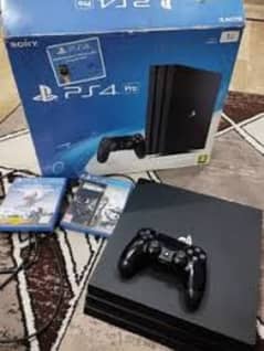 game PS4 pro 1 TB complete box playstation