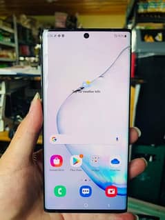 Samsung note 10 plus 12/256gb PTA approved My whatsapp 0318=8638=946