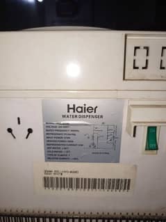 haier water dispenssor and refrigerator