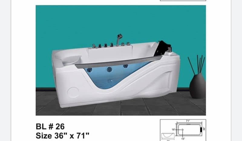 MODERN JACUZZI TUB FOR SALE ON FACTORY RATE 18