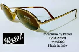 Gold Plated Sunglasses Persol Carrera Longines Original Eyewear Frame