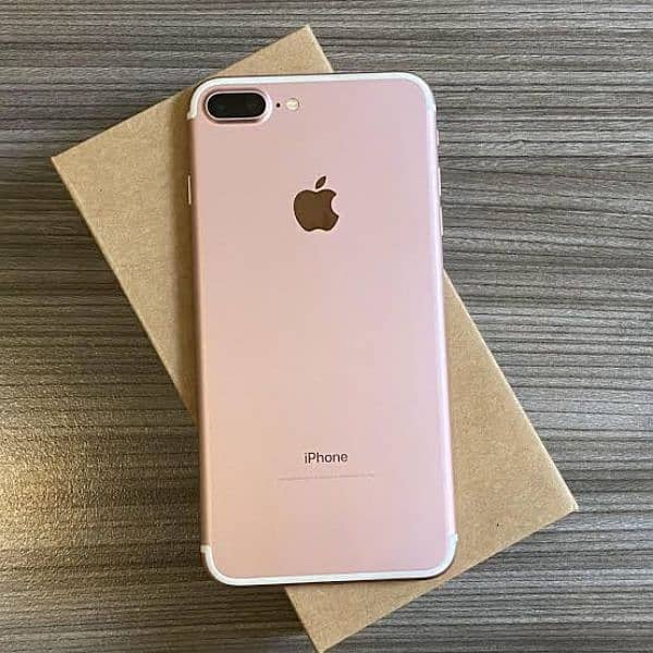 iPhone 7plus Non-PTA 128 GB , Gold rose colour ,77% BH 3