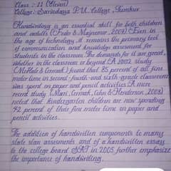 Hand writing assignment 0