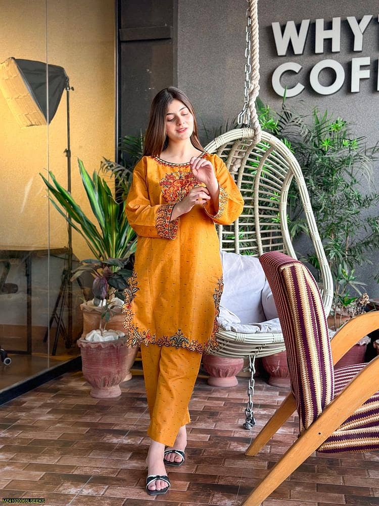 Lawn stitched Trending suits 5