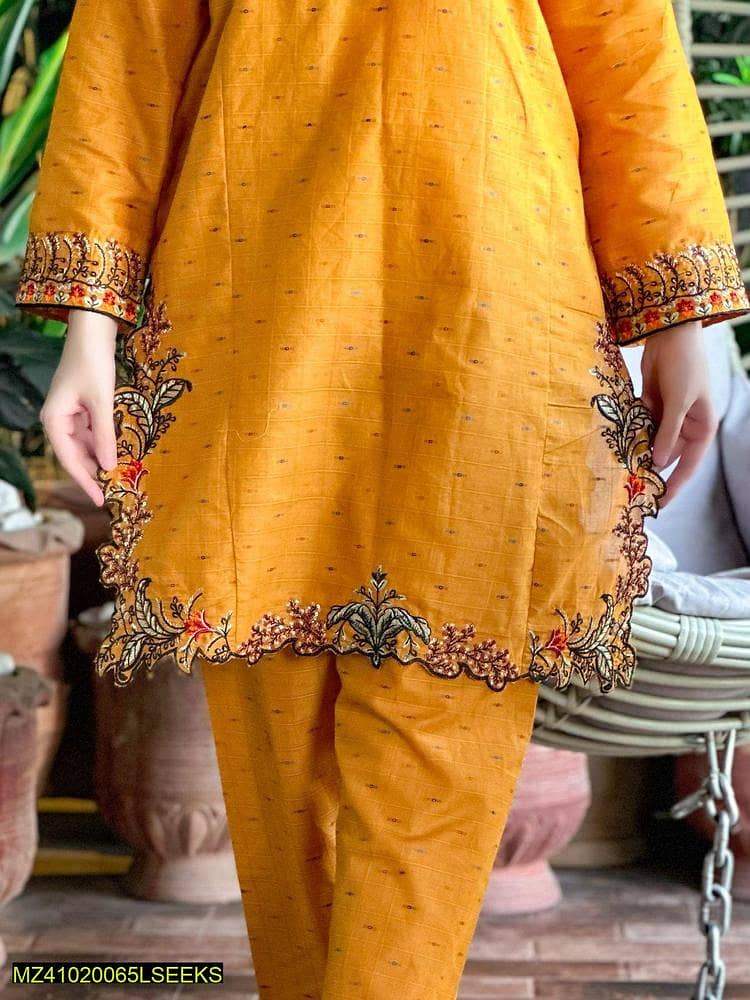 Lawn stitched Trending suits 6