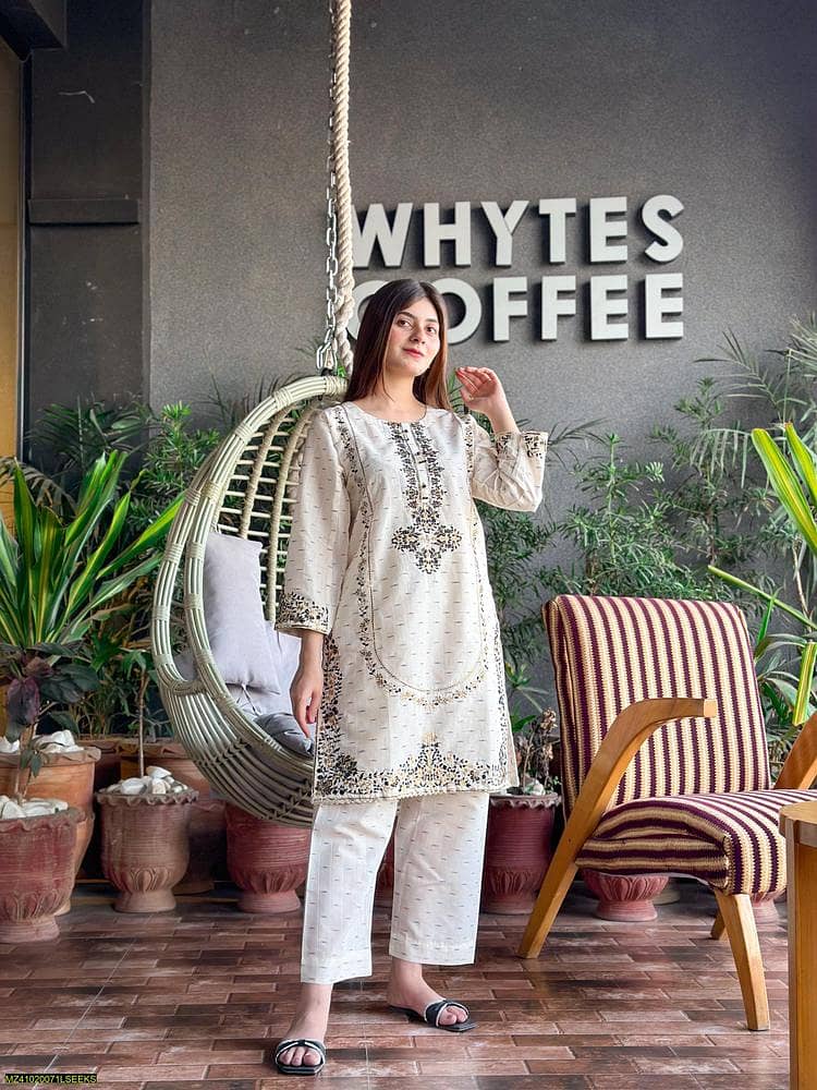 Lawn stitched Trending suits 13