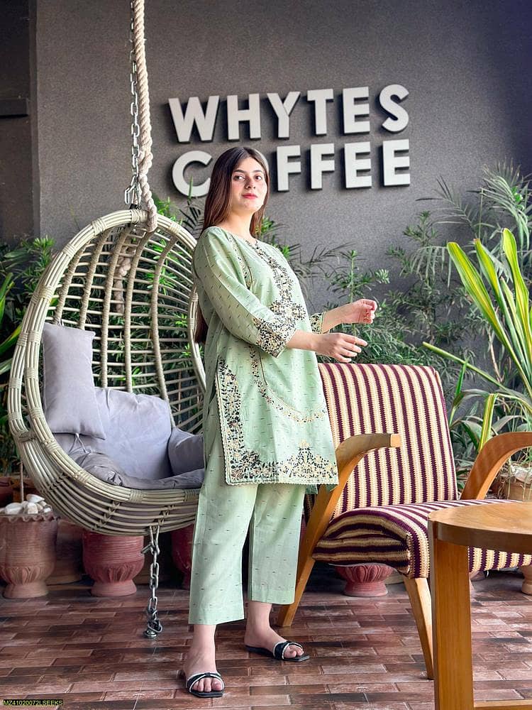 Lawn stitched Trending suits 14