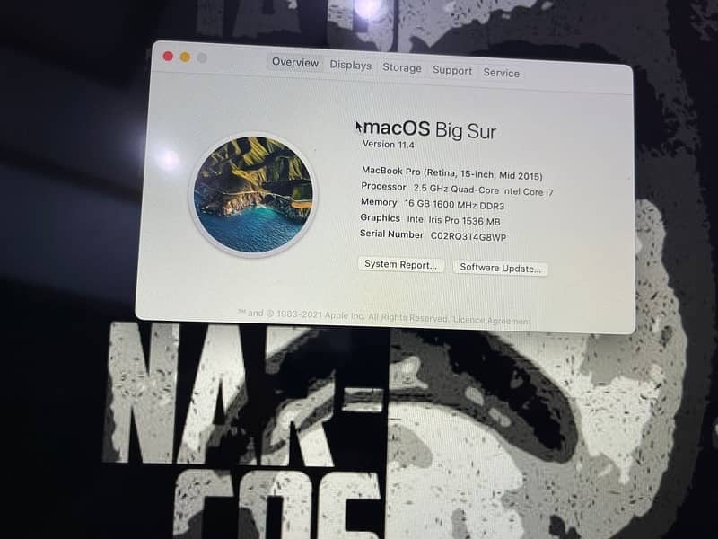 Macbook Pro ( Retina, 15-inch, mid 2015 4