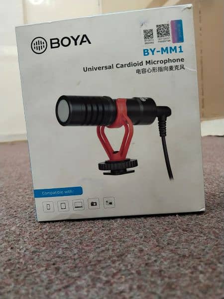 2 years warranty- Boya BY-MM1 microphone 1