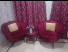 beautiful chairs with coffee table with settee