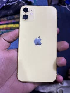 I phone 11 yellow colour condition 10 by 10 Non pta 0