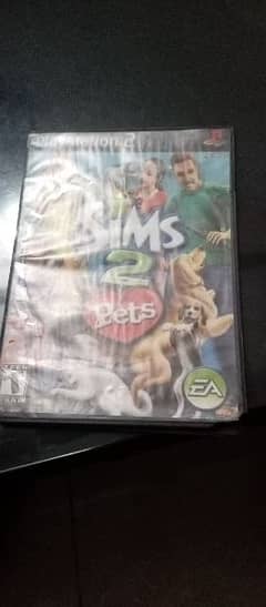Playstation 2 games DVD CD 1. the sims pet 2 and 2. brian lara