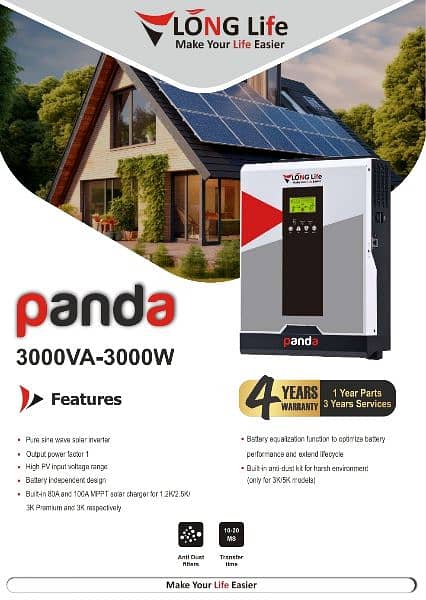 Hybrid Inverter, LongLife Mars 6kw 2