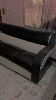 L Shaped Leather Sofa Set 0