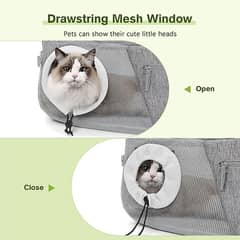 Carrying Bag for Cats and Dogs Breathable Adjustable C139