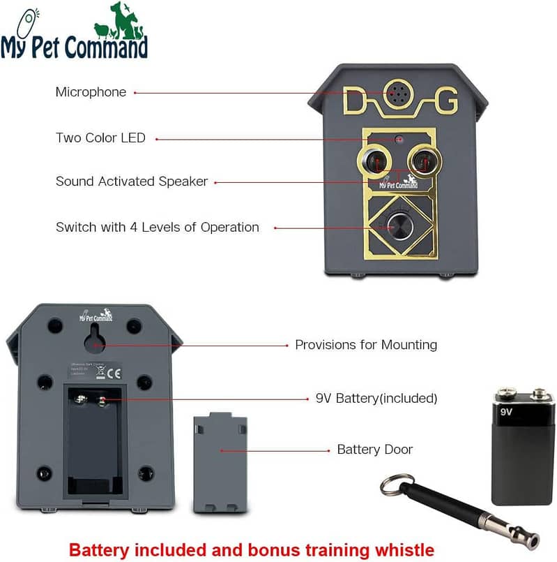 Pet Command 50Ft Long Range Dog Anti Barking Device C144 2