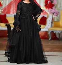 black Net maxi with dupatta Available in All size L ,M, S,XS