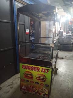 burger stall with all equipments 0