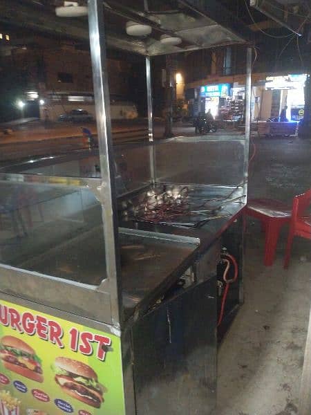 burger stall with all equipments 3