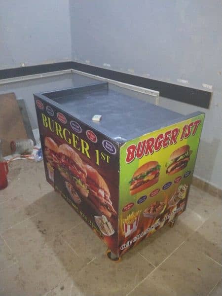 burger stall with all equipments 6