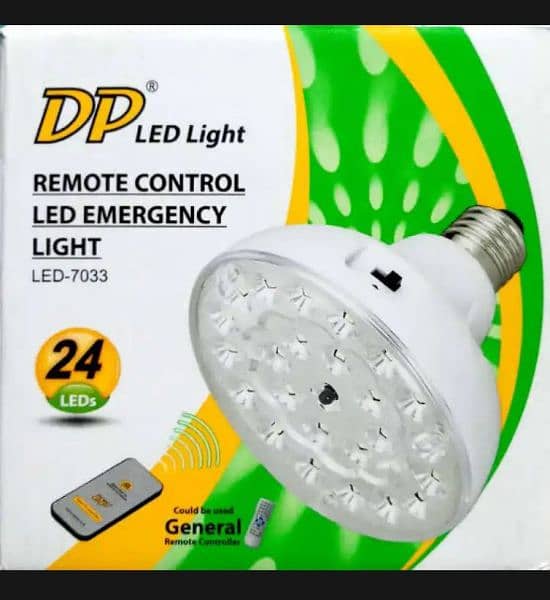 Rechargeable Bulb (DP) with remote control 3 month Used 1