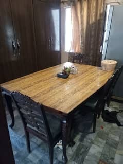 Big Size Dining Table With 6 Chairs