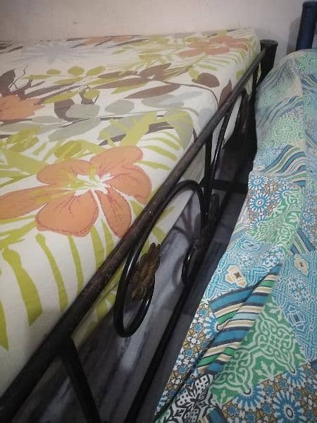 iron bed good condition in very cheap price. 3