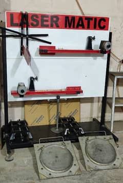 computerized wheel balancer and laser Alignment machine