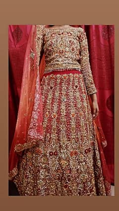 Designer Fancy Barat Bridal Dress/lehnga/maxi/mehndi/nikkah/wedding/