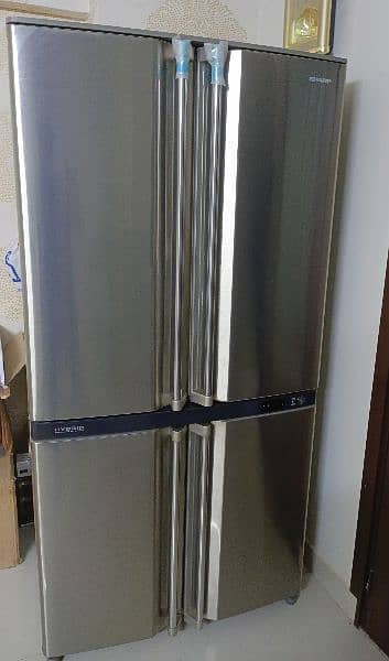 Sharp Four Door Refrigerator and Freezer. Absolutely Genuine. 2