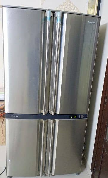 Sharp Four Door Refrigerator and Freezer. Absolutely Genuine. 3