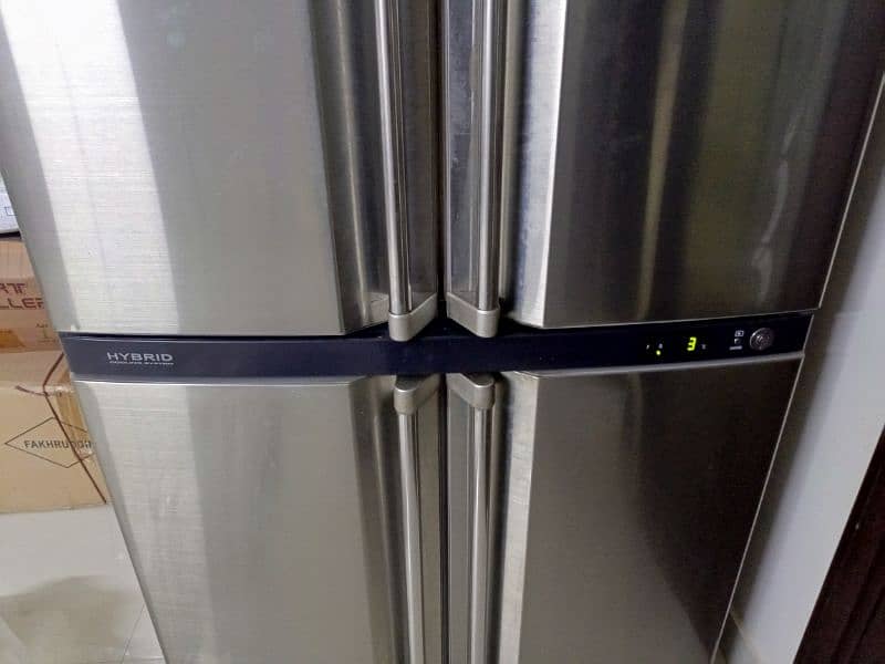 Sharp Four Door Refrigerator and Freezer. Absolutely Genuine. 8