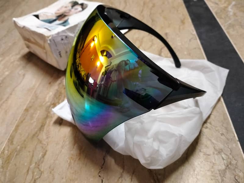 Full Face Mask Shield Glasses Lens Mirror Visor Sunglasses Anti Fog 11