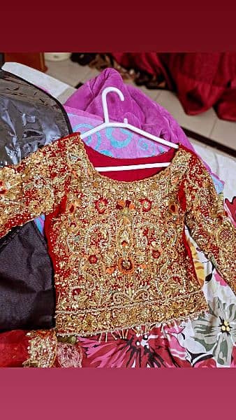 Designer Fancy Barat Bridal Dress/lehnga/maxi/mehndi/nikkah/wedding/ 5