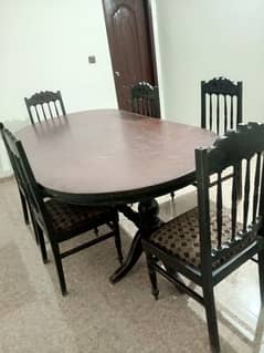 big Size Table 6 chairs
