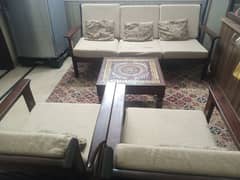 sofa set with small two tables and big table