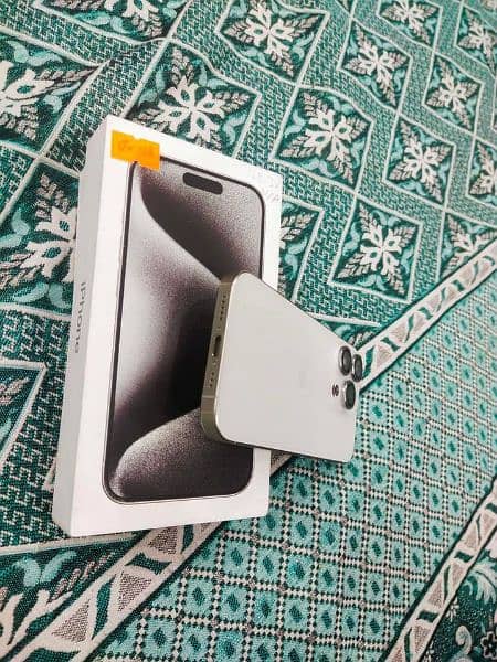 Iphone 15pro White Titanium 5