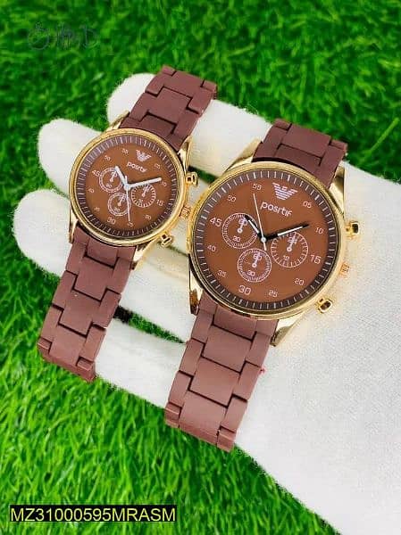 Couple's Casual Analogue Watch 1