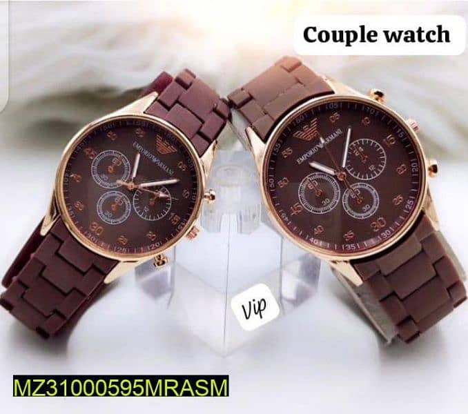 Couple's Casual Analogue Watch 2