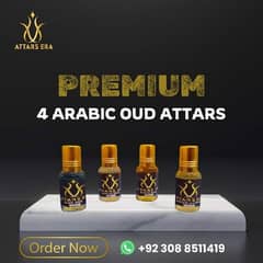 4 Arabic Oud Attars