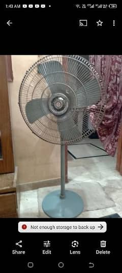 A one condition table fan/pedestal fan