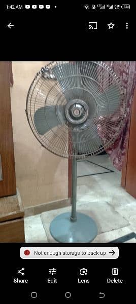 A one condition table fan/pedestal fan 1