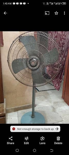 A one condition table fan/pedestal fan 2