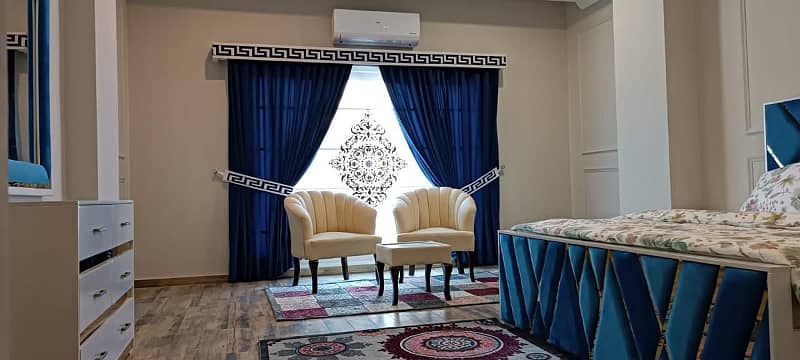 Bahria active furnished 2 bedroom apartment for rent in Height 1 block c bahria town rawalpindi 16