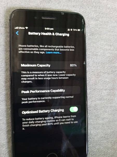 Iphone 8+ PTA APPROVED 10/9 condition 2